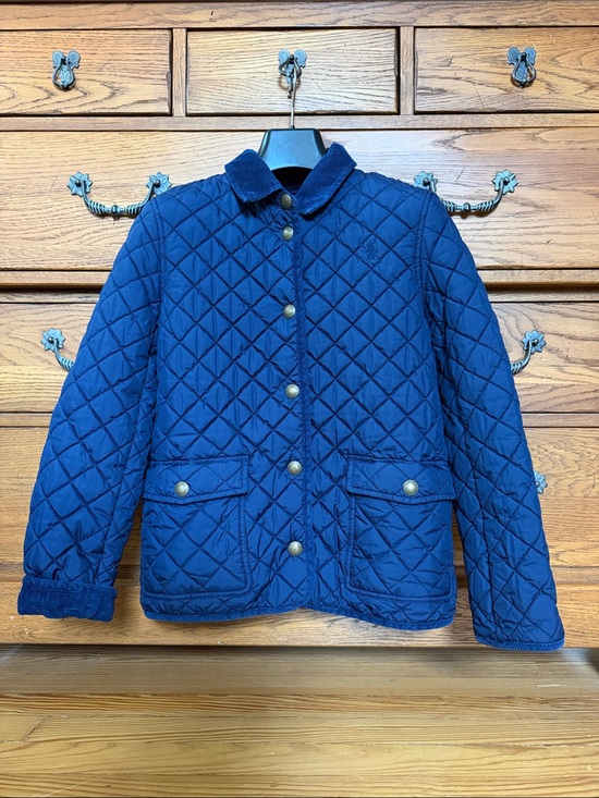 Polo Ralph Lauren Other - Polo Ralph Lauren Quilted Barn Jacket Girls Size Large (12/14) Navy Blue